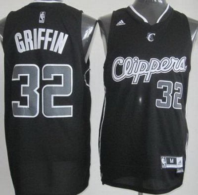 Revolution 30 Los Angeles Clippers #32 Blake Griffin Black Swingman NBA Jerseys