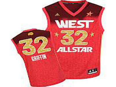 Los Angeles Clippers 32 Blake Griffin All-Star 2012 Western red jerseys