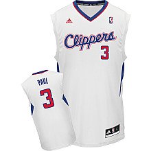 Los Angeles Clippers 3 Chris Paul WHITE Jersey