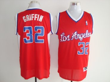 Los Angeles Clippers 32 Blake Griffin Red Jerseys