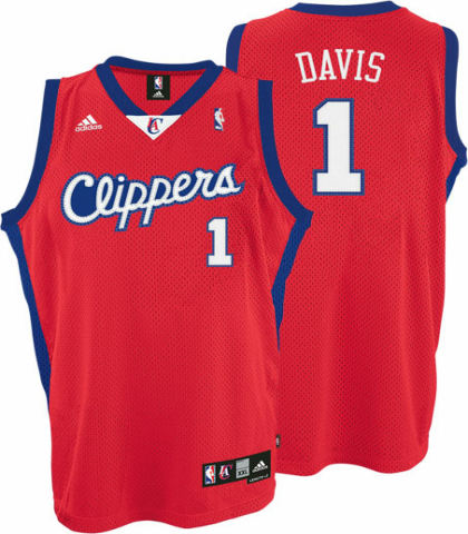 Los Angeles Clippers 1 Baron Davis Swingman Road Jersey