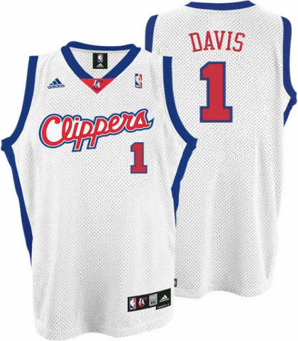 Los Angeles Clippers 1 Baron Davis Swingman Home Jersey