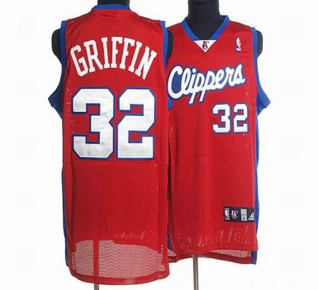 los angeles clippers 32 griffin Red