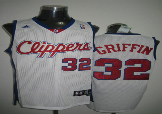 Los Angeles nba jerseys Clippers Red #32 Blake Griffin white