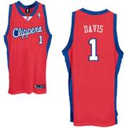 Los Angeles Clippers Baron Davis Swingman #1 Road Jer red