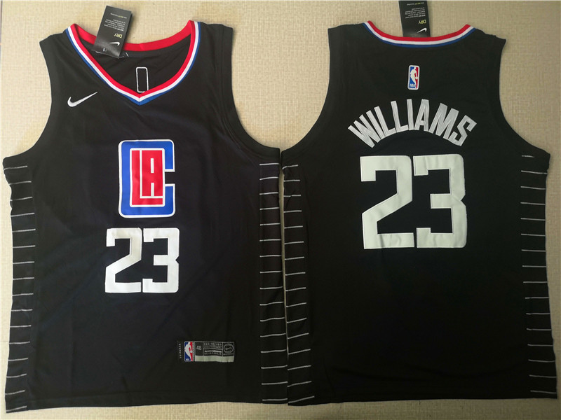 Clippers 23 Lou Williams Black Nike Swingman Jersey