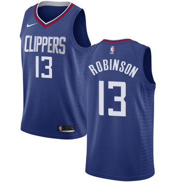 Nike Clippers #13 Jerome Robinson Blue NBA Swingman Icon Edition Jersey