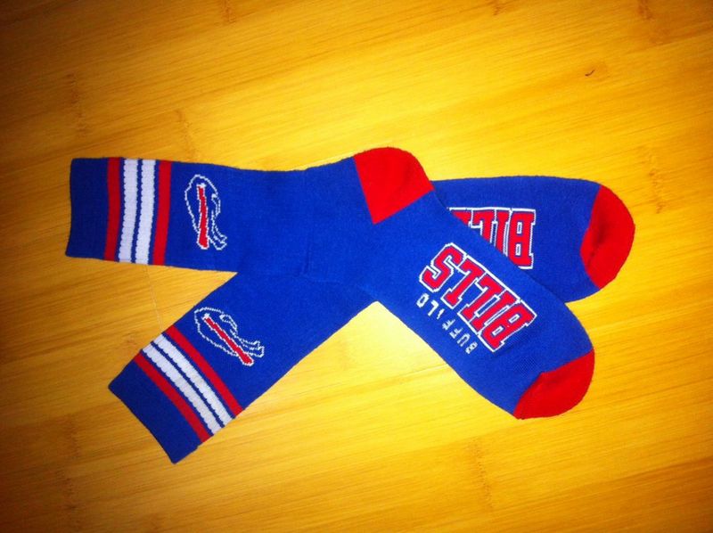 Bills Team Logo Blue NFL Socks