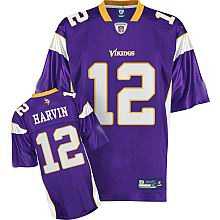 12# percy harvin purple minnesota vikings jersey