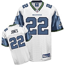 NFL seattle seahawks 22# julius jones white jersey