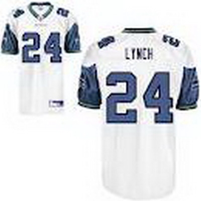 seattle seahawks 24 marshawn lynch white nfl jersey