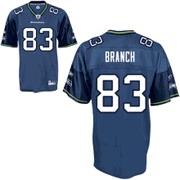 seattle seahawks #83 deion branch team color jersey