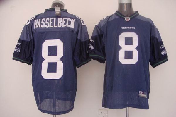 seattle seahawks 8 matt hasselbeck blue jerseys