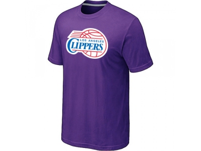 Los Angeles Clippers Big & Tall Primary Logo Purple T-Shirt