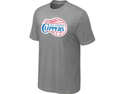 Los Angeles Clippers Big & Tall Primary Logo L.Grey T-Shirt