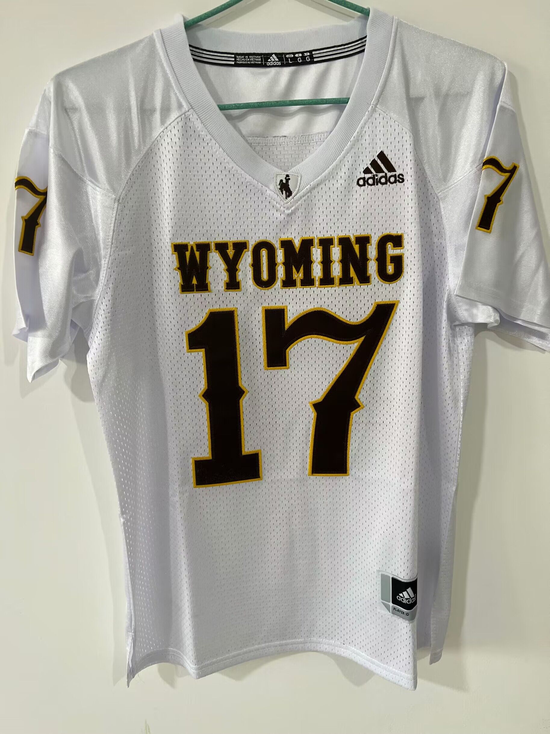 Wyoming #17 Josh Allen White Jersey