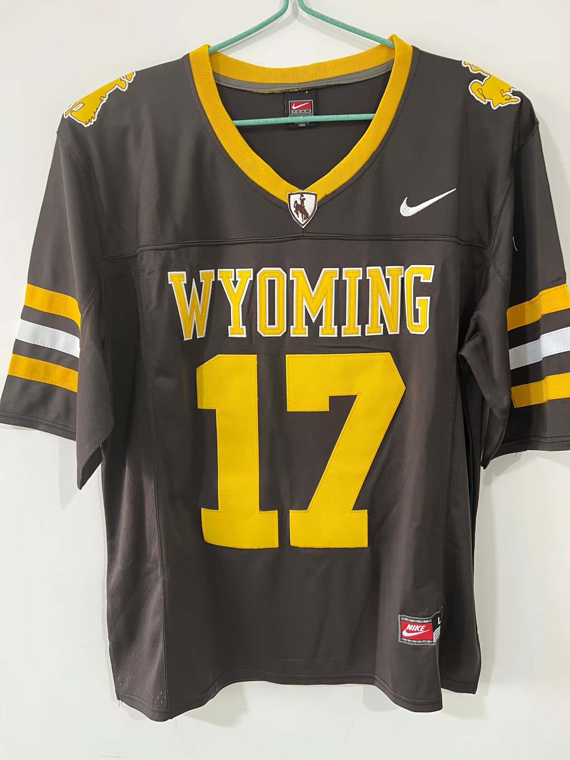 Wyoming #17 Josh Allen Brown Jersey