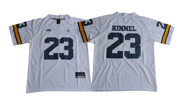 Michigan Wolverines 23 Tyree Kinnel White College Football Jersey