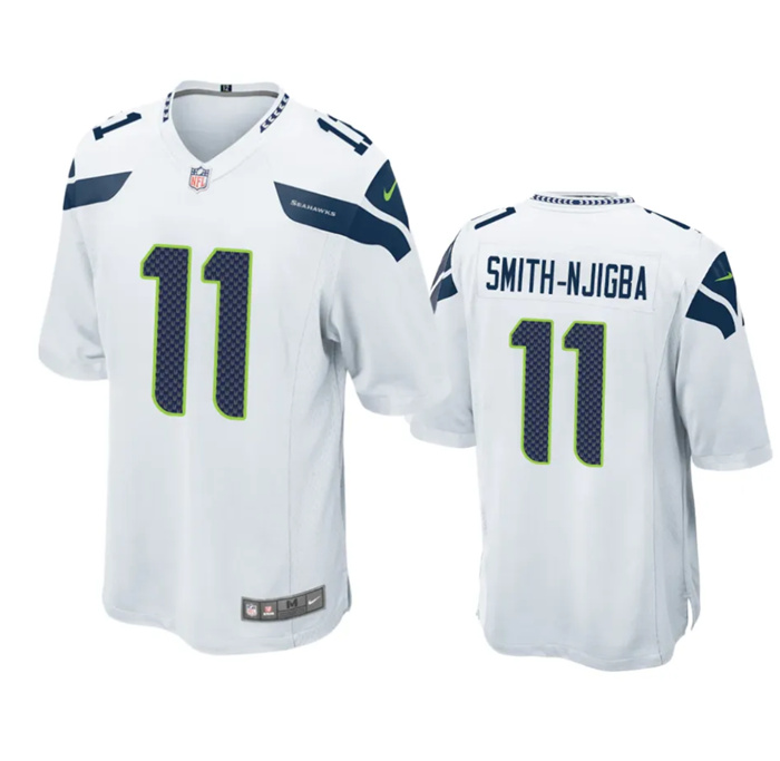 Youth Seattle Seahawks #11 Jaxon Smith-Njigba White 2023 Draft Stitched Game Jersey