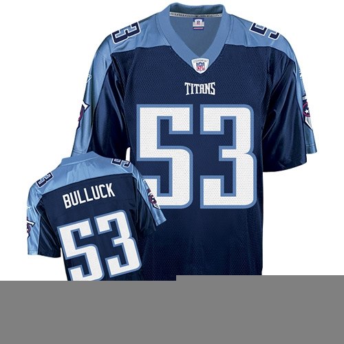 tennessee titans #53 k.bullock dark blue jersey