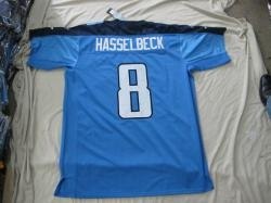 tennessee titans #8 hasselbeck blue jerseys