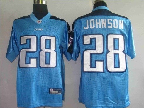 tennessee titans 28 chris johnson l.blue