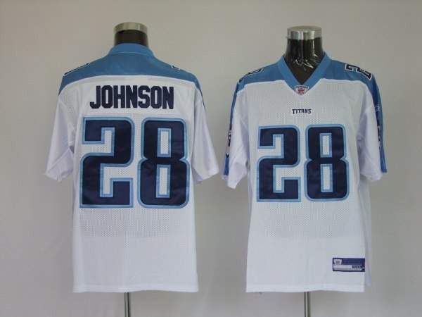 tennessee titans 28 chris johnson white