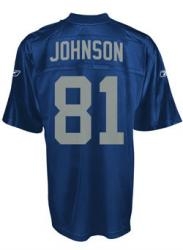 detroit lions #81 johnson dark blue jerseys