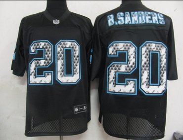 detroit lions 20 barry sanders black united sideline jerseys