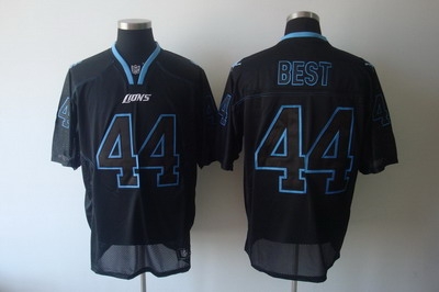 detroit lions #44 jahvid best black field shadow jerseys