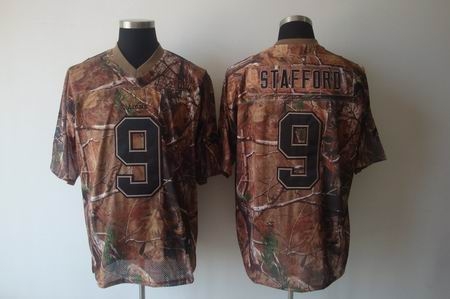 detroit lions 9 matthew stafford realtree camo jersey