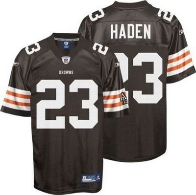 youth cleveland browns 23 joe haden jersey brown