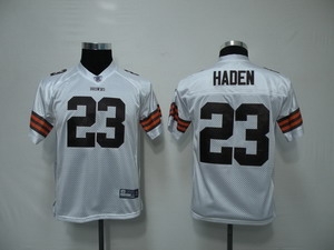 cleveland browns 23 joe haden white kids jerseys