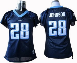 women tennessee titans 28 chris johnson jerseys dark