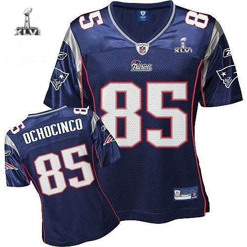 womens new england patriots 85 chad ochocinco team color 2012 super bowl xlvi nfl jersey blue