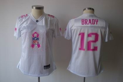 2011 breast cancer awareness women fashion new england patriots 12 tom brady white