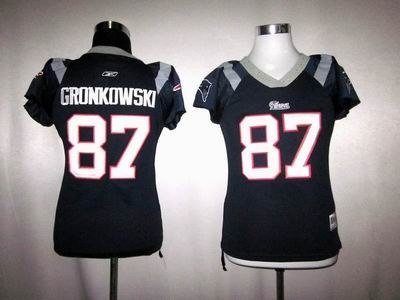 women new england patriots 87 rob gronkowski jersey blue