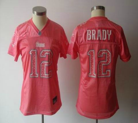 women nfl new england patriots 12 brady red(2010 new)