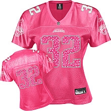 jacksonville jaguars #32 maurice jones-drew pink women jersey