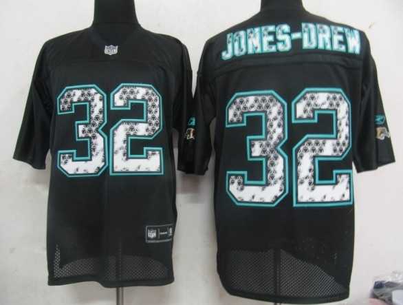 jacksonville jaguars 32 jones drew black united sideline