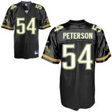 jacksonville jaguars #54 mike peterson black jersey