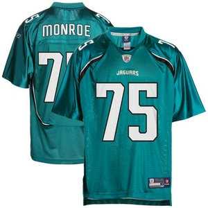 jacksonville jaguars 75 eugene monroe green jersey