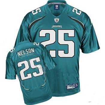 jacksonville jaguars 25 reggie nelson green jersey