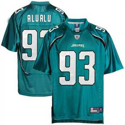 nfl jacksonville jaguars #93 alualu green