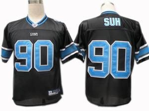 youth detroit lions 90 ndamukong suh jersey black