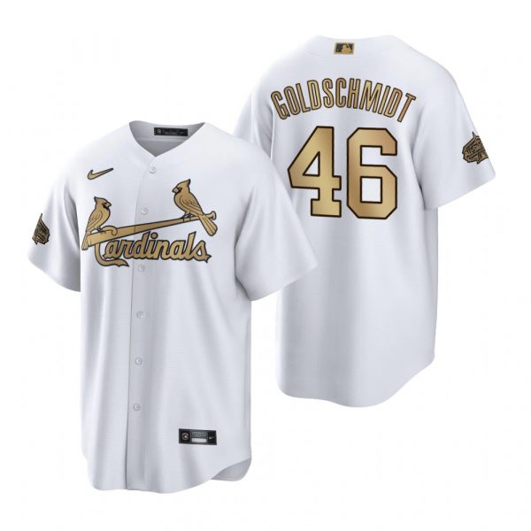 Mens Cool Base Paul Goldschmidt St. Louis Cardinals 2022 MLB All-Star Game White Stitched Jersey