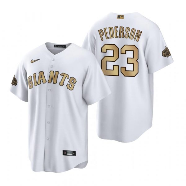 Mens Cool Base Joc Pederson San Francisco Giants 2022 MLB All-Star Game White Stitched Jersey