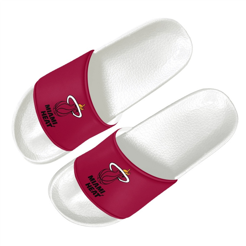 Women's Miami Heat Flip Flops 002