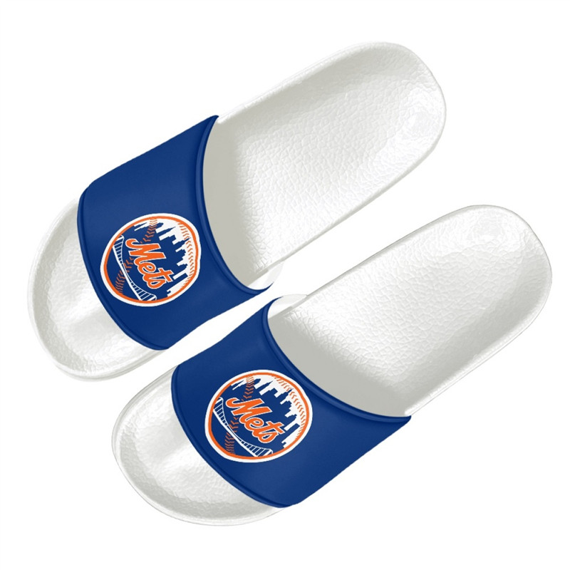 Women's New York Mets Flip Flops 001