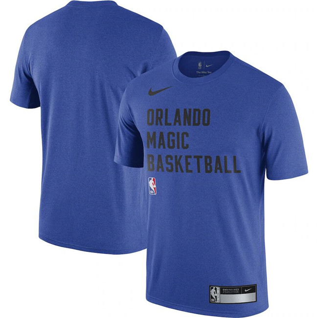 Men's Orlando Magic Blue 2023 24 Sideline Legend Performance Practice T-Shirt